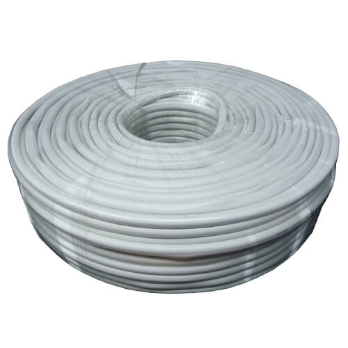 Cable combinado coaxial RG59+2x0.81 Blanco (100m)