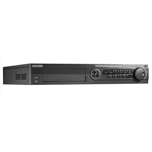 Grabador 5en1 Hikvision DS-7316HQHI-K4 16ch Video (2MP 200fps) 2ch IP 4MP 4ch Audio H265+ HDMI SATAx4 Alarmas