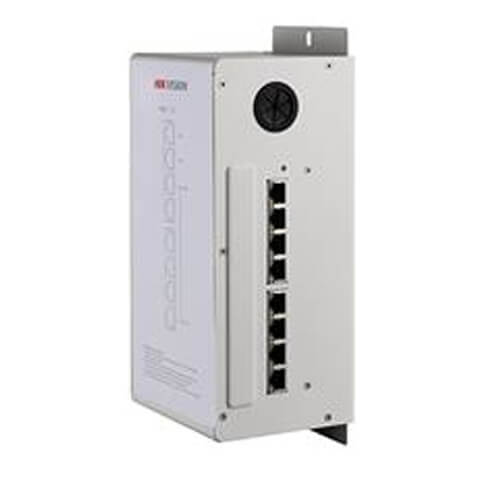 Distribuidor de red y alimentacin Hikvision DS-KAD606 8 puertos 220VAC