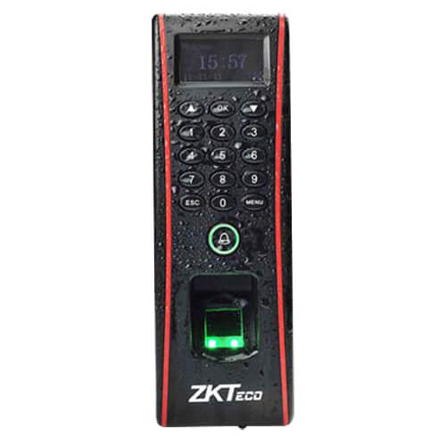 Control de presencia y accesos ZKTeco ZK-TF1700 Huellas RFID Teclado TCP/IP MiniUSB RS485 Wiegand26 Rel IP65