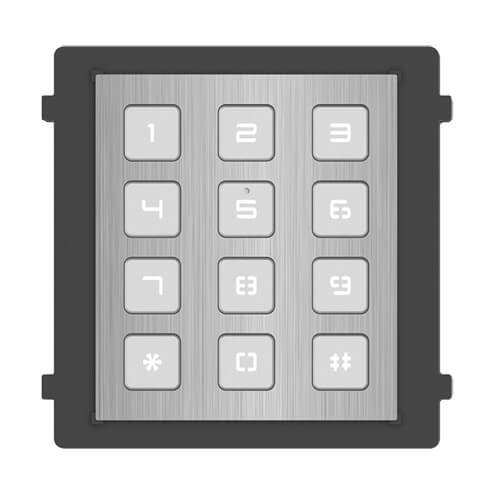Modulo IP para estacin exterior Hikvision DS-KD-KP/S teclado Inox