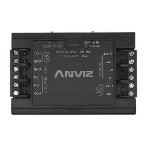 Controladora independiente ANVIZ SC011 Wiegand26 Pulsador Relay NO/NC