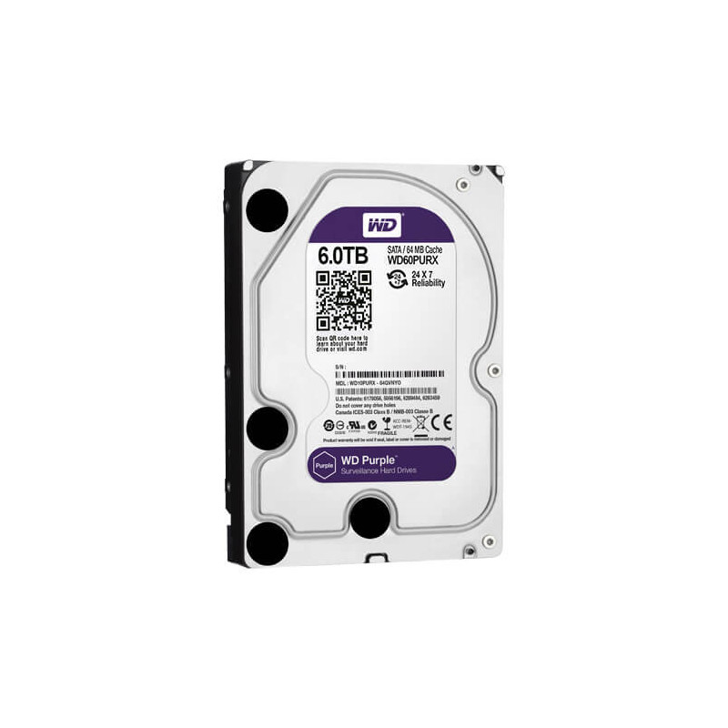 Disco Duro  Western Digital Purple  6Tb (6000Gb) SATA