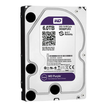 Disco Duro  Western Digital Purple  6Tb (6000Gb) SATA