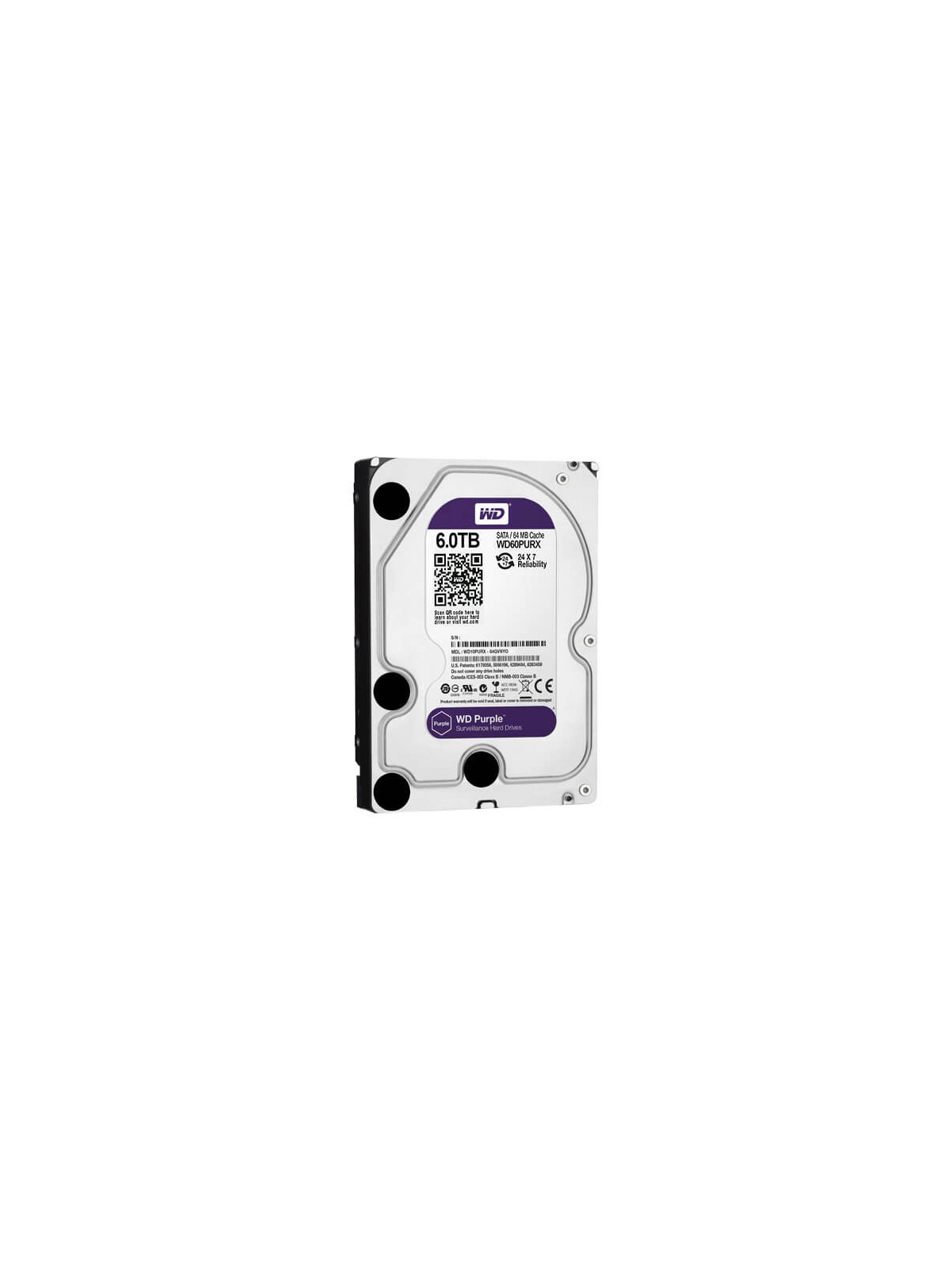 Disco Duro  Western Digital Purple  6Tb (6000Gb) SATA