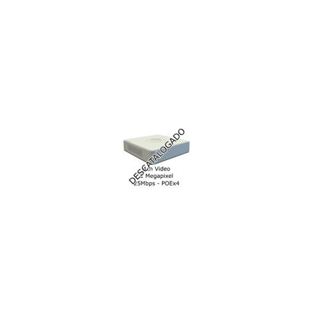 Grabador   NVR Hikvision   DS-7104NI-SN/P 4ch 2MP 25Mbps H264 HDMI SATAx1 POEx4
