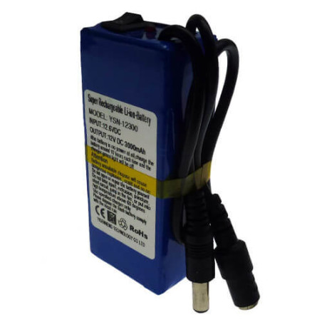 Batería recargable litio (Li-Ion)  12V  3000mAh YSD12300