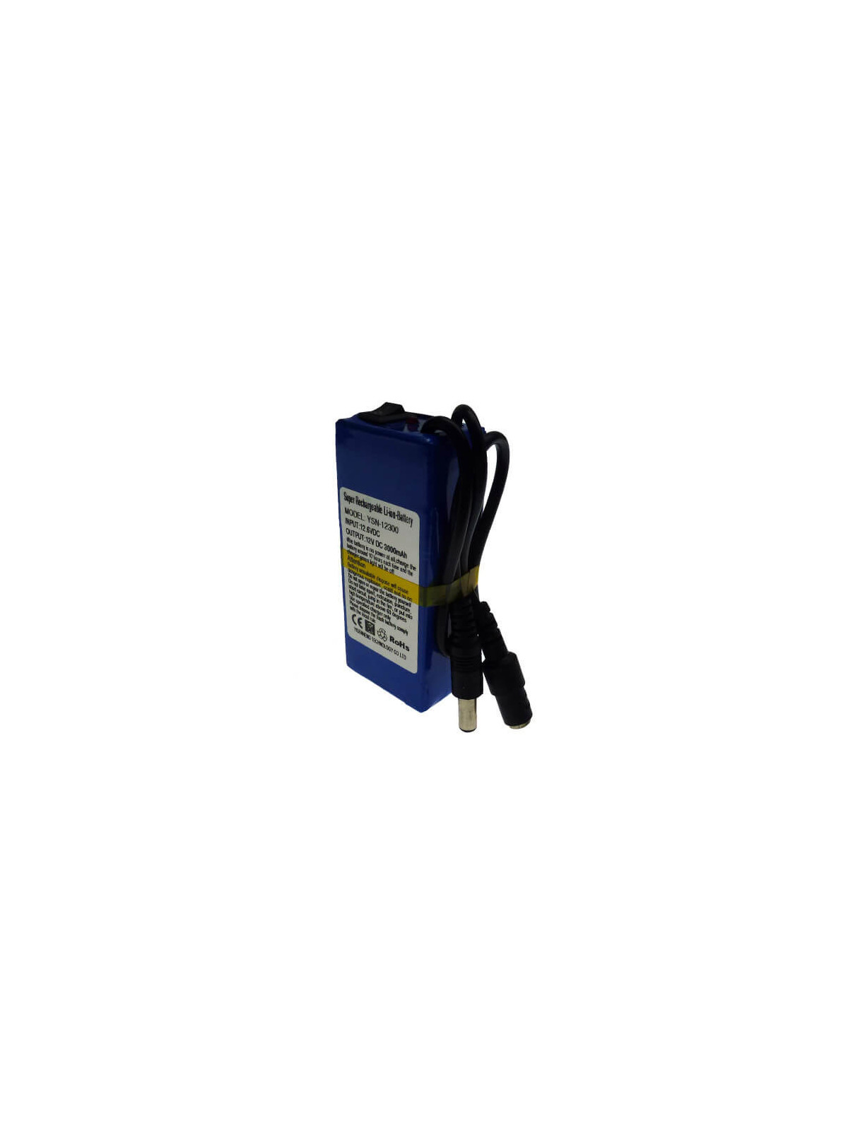Batería recargable litio (Li-Ion)  12V  3000mAh YSD12300