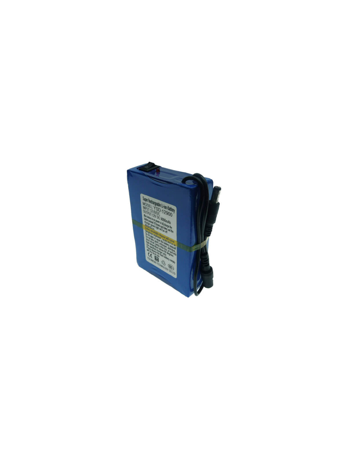 Batería recargable litio (Li-Ion)  12V  9000mAh YSD12900