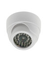 Cámara de videovigilancia falsa tipo domo con infrarrojos (mod. 18)