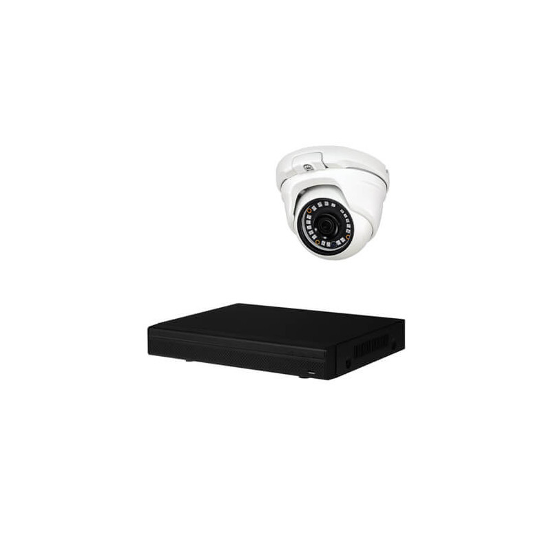 Kit videovigilancia 8 cámaras   HD 1MP disco duro 2Tb exterior