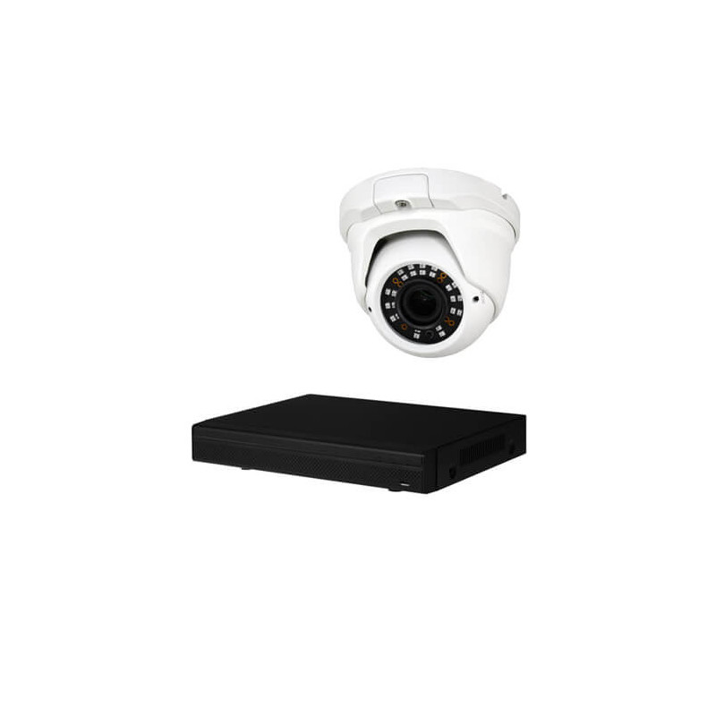 Kit videovigilancia 8 cámaras   HD 1MP disco duro 2Tb exterior varifocales