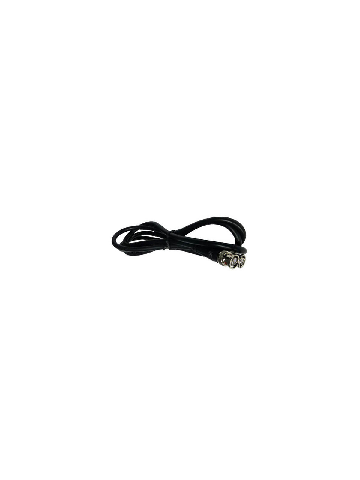 Cable alargo   coaxial RG59 BNC negro (2m)