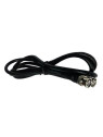 Cable alargo   coaxial RG59 BNC negro (2m)
