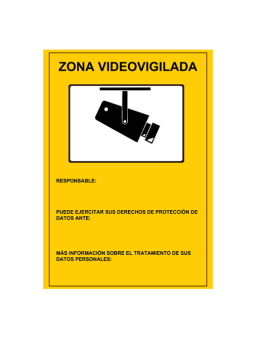 Cartel LOPD/RGPD...