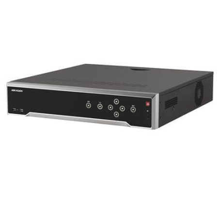Grabador NVR  Hikvision DS-7716NI-I4/16P 16ch 12MP 160Mbps H265 HDMI4K LANx2 SATAx4 Alarmas POEx16
