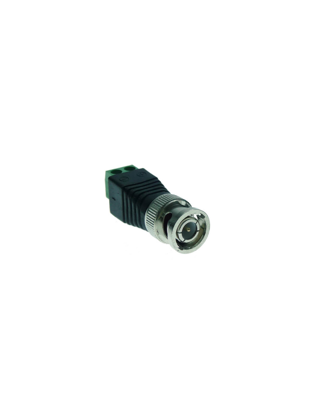Conector BNC con salida +/- de dos terminales
