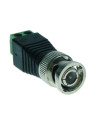 Conector BNC con salida +/- de dos terminales