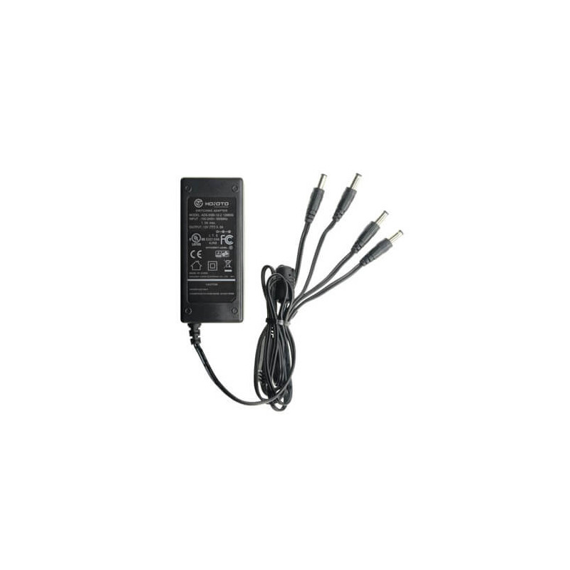Fuente de alimentación (transformador) 12VDC 5A con 4 salidas 2.1mm DC12V5A
