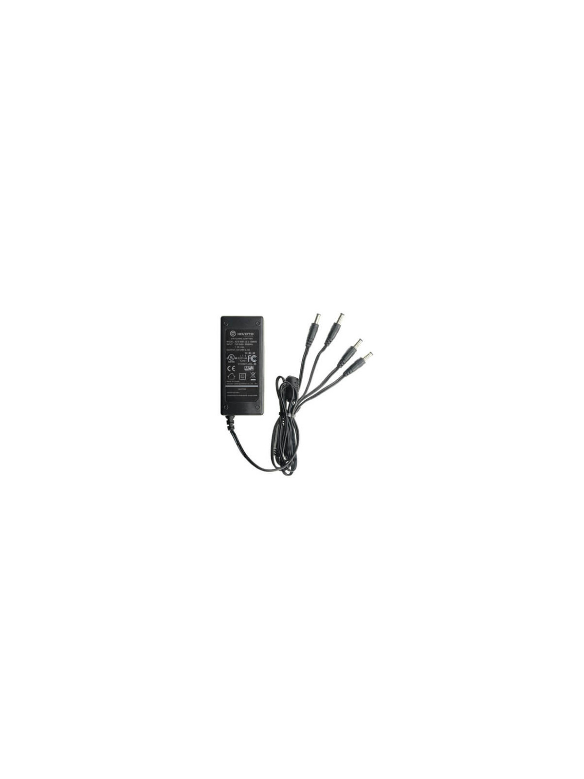 Fuente de alimentación (transformador) 12VDC 5A con 4 salidas 2.1mm DC12V5A