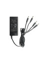 Fuente de alimentación (transformador) 12VDC 5A con 4 salidas 2.1mm DC12V5A