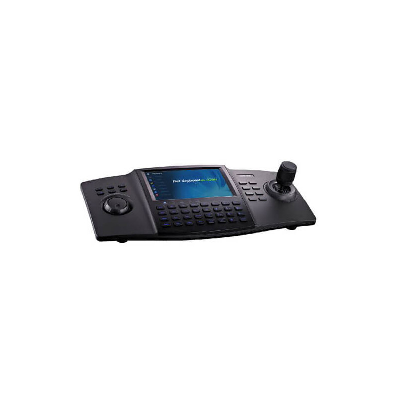 Controlador IP de domos PTZ Hikvision DS-1100KI joystick 4D pantalla 7" táctil