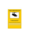 Cartell LOPD/RGPD videovigilancia personalitzat 20x14cm A5 català autoadhesiu
