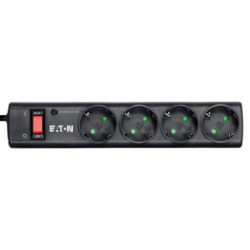 Regleta Eaton Protection Strip 4 DIN supresora de picos 4 tomas schuko