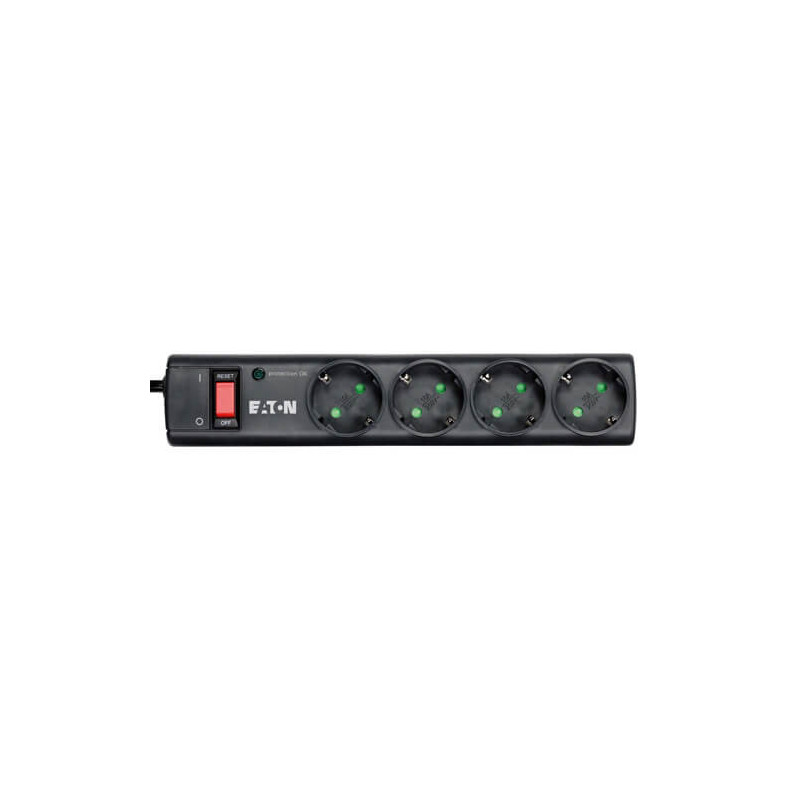 Regleta Eaton Protection Strip 4 DIN supresora de picos 4 tomas schuko
