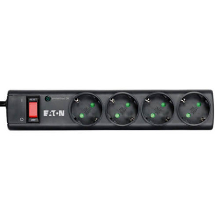 Regleta Eaton Protection Strip 4 DIN supresora de picos 4 tomas schuko