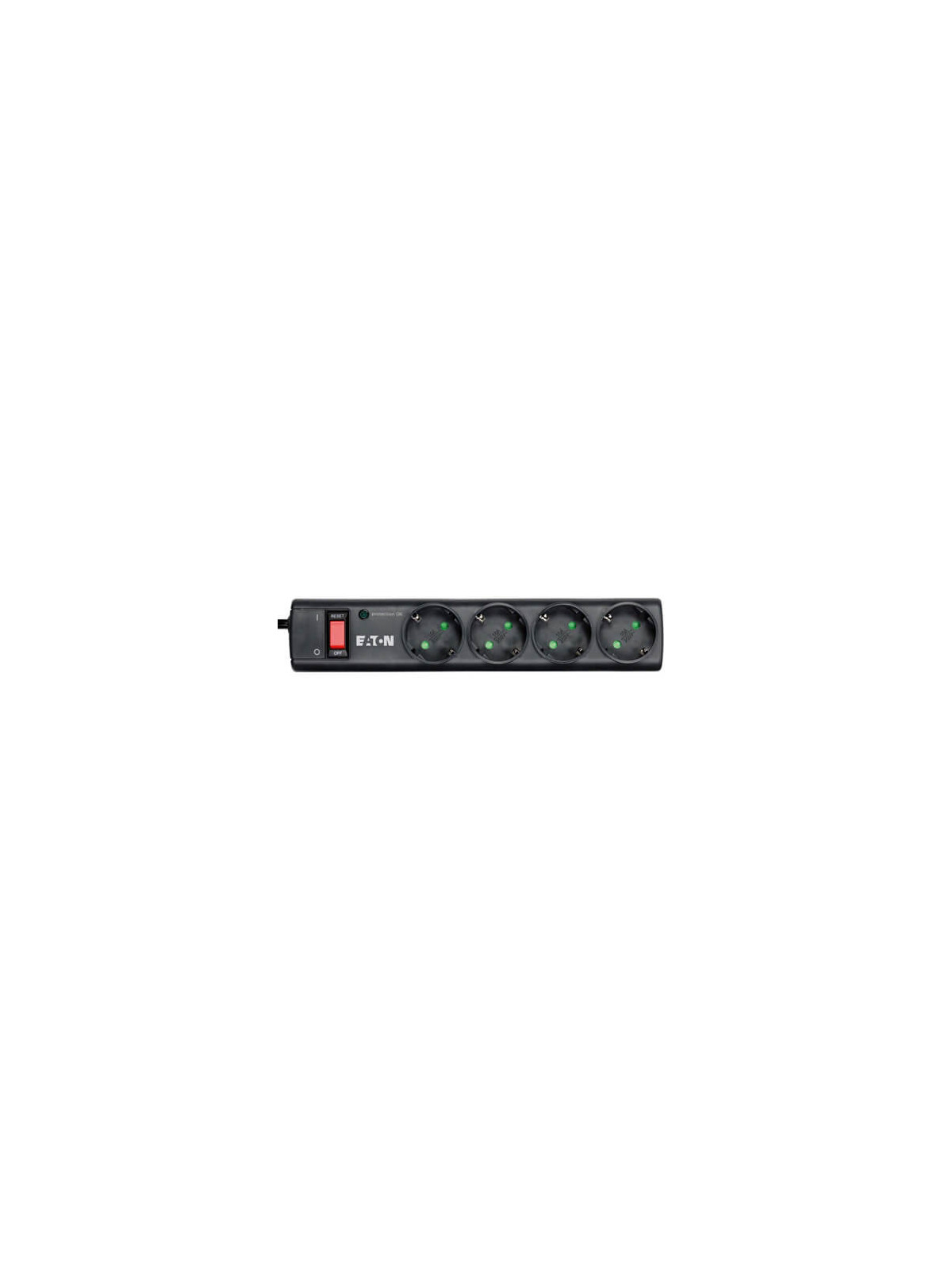 Regleta Eaton Protection Strip 4 DIN supresora de picos 4 tomas schuko