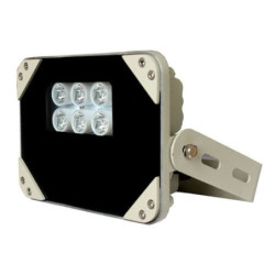 Foco infrarrojos array       S-SE6-60-C-IR 6 leds 40 metros 60º 12VDC