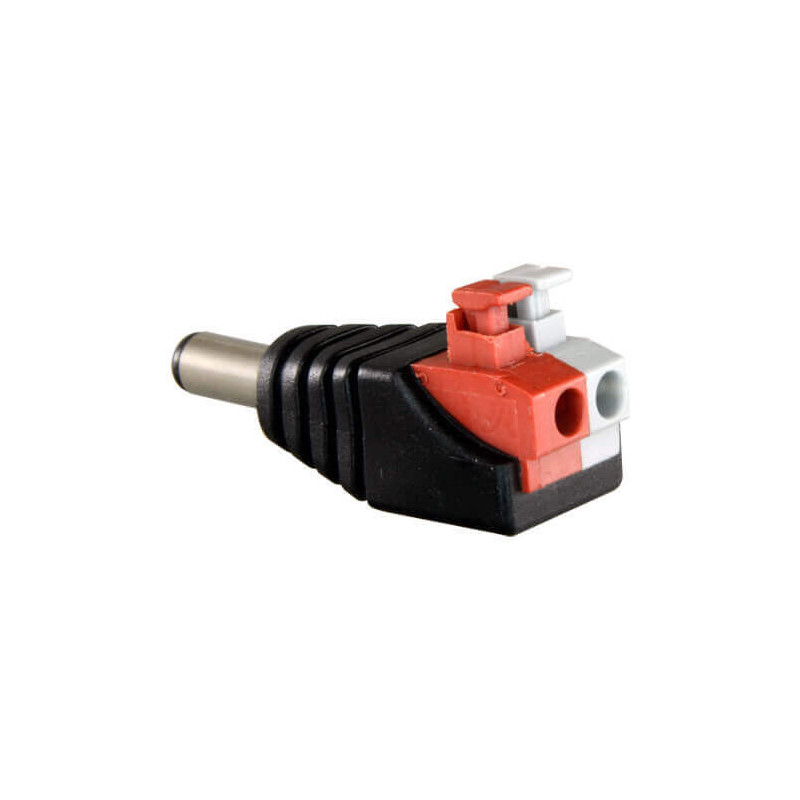 Conector alimentación 2.1mm hembra rápido