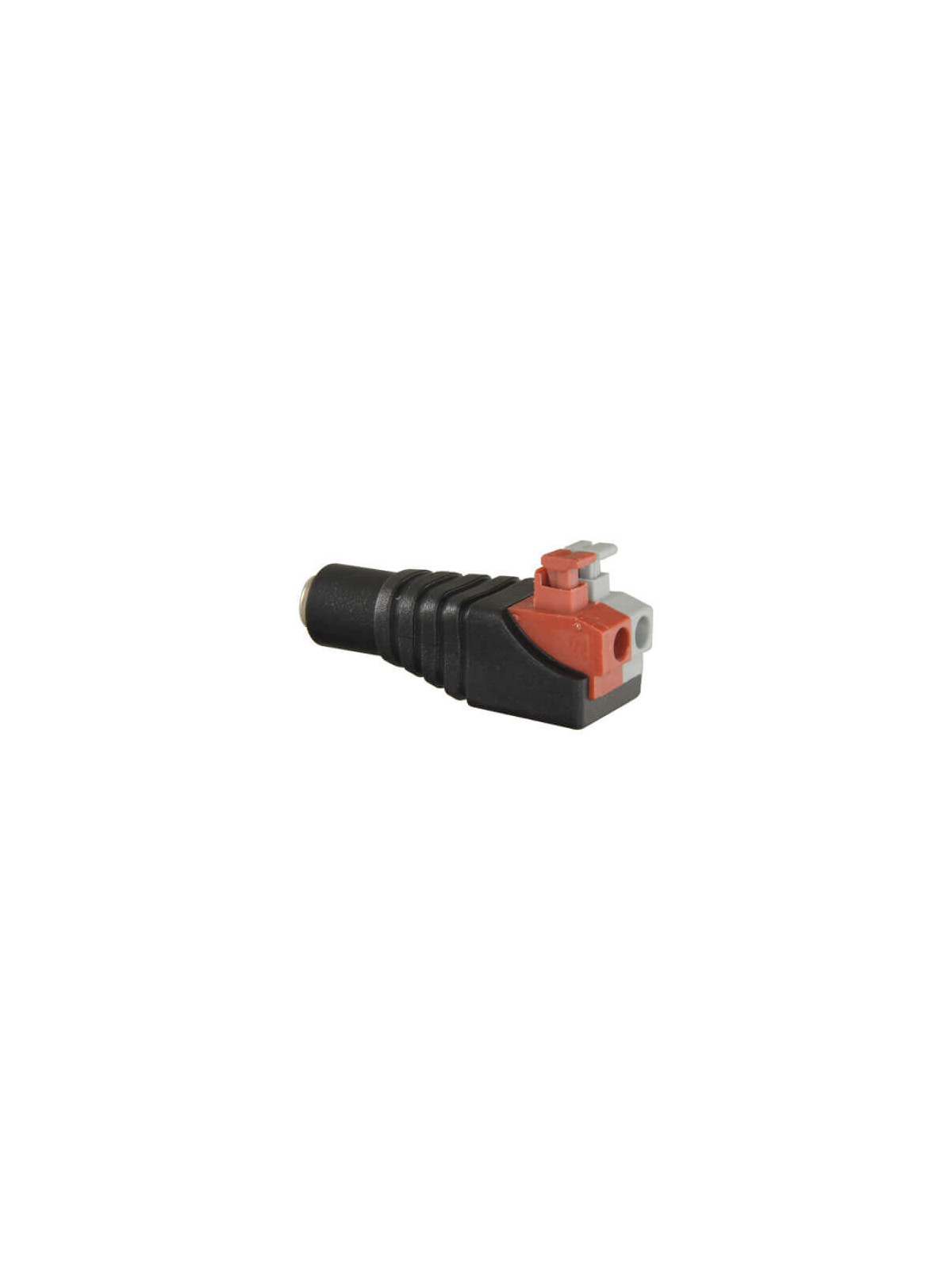 Conector alimentación 2.1mm macho rápido