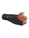 Conector alimentación 2.1mm macho rápido