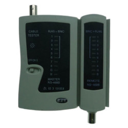 Comprobador  cable de red RJ45 BNC NS468B