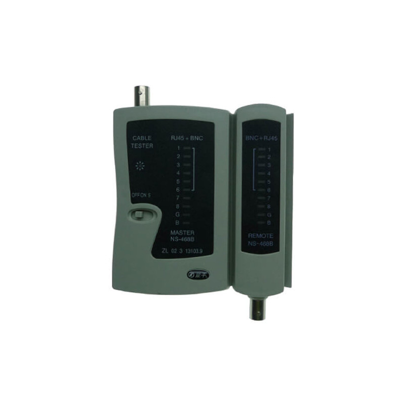 Comprobador  cable de red RJ45 BNC NS468B