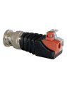 Conector BNC con salida +/- de dos terminales rápido