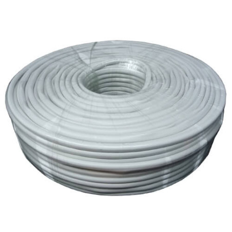 Cable combinado coaxial  RG59+2x0.81 Blanco (100m)