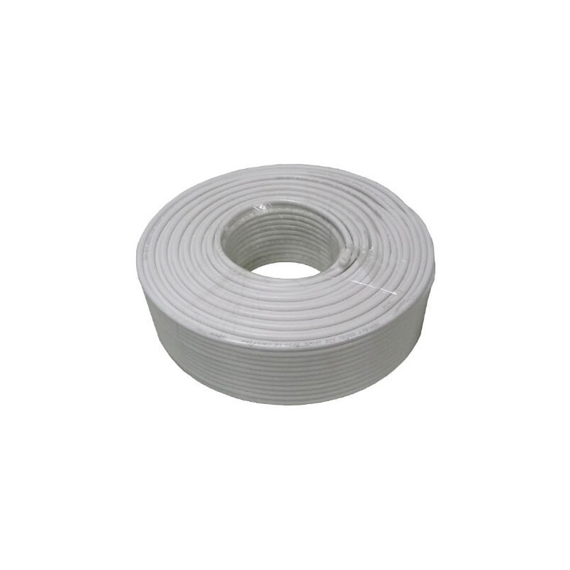 Cable coaxial RG59  Blanco (100m)