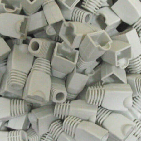 Protector cable red RJ45 Blanco