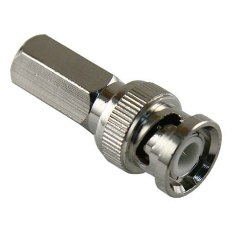Conector BNC twist-on para enroscar