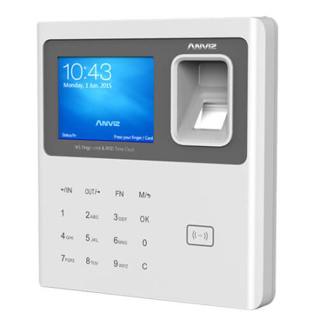 Control de presencia Anviz W1-ID Huellas RFID Teclado TCP/IP USB Flash