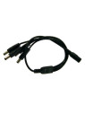 Cable alimentación  1 a 5 (1x2.1mm macho a 5x2.1mm hembra)