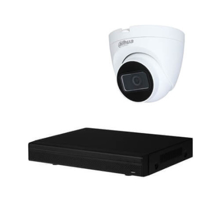 Kit videovigilancia 6 cámaras 4MP disco duro 2Tb  interior PVC