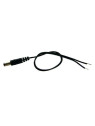 Cable alimentación  1 a 1 (cable a 1x2.1mm hembra) 0.25m