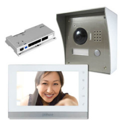 Kit videoportero  IP Dahua con cámara 1.3MP para superfície (KITVP-IP-SUP)