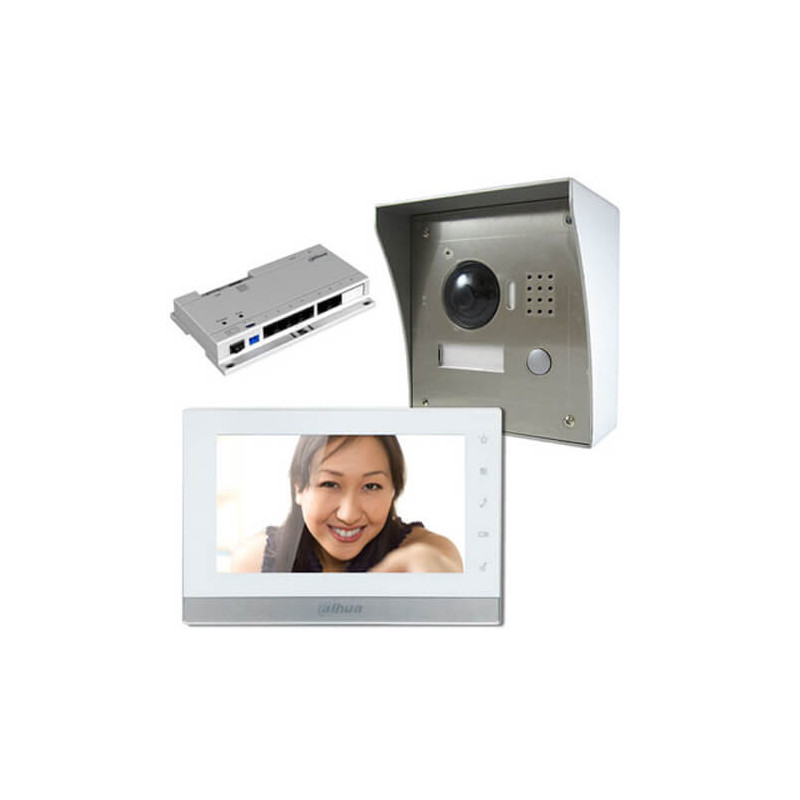 Kit videoportero  IP Dahua con cámara 1.3MP para superfície (KITVP-IP-SUP)