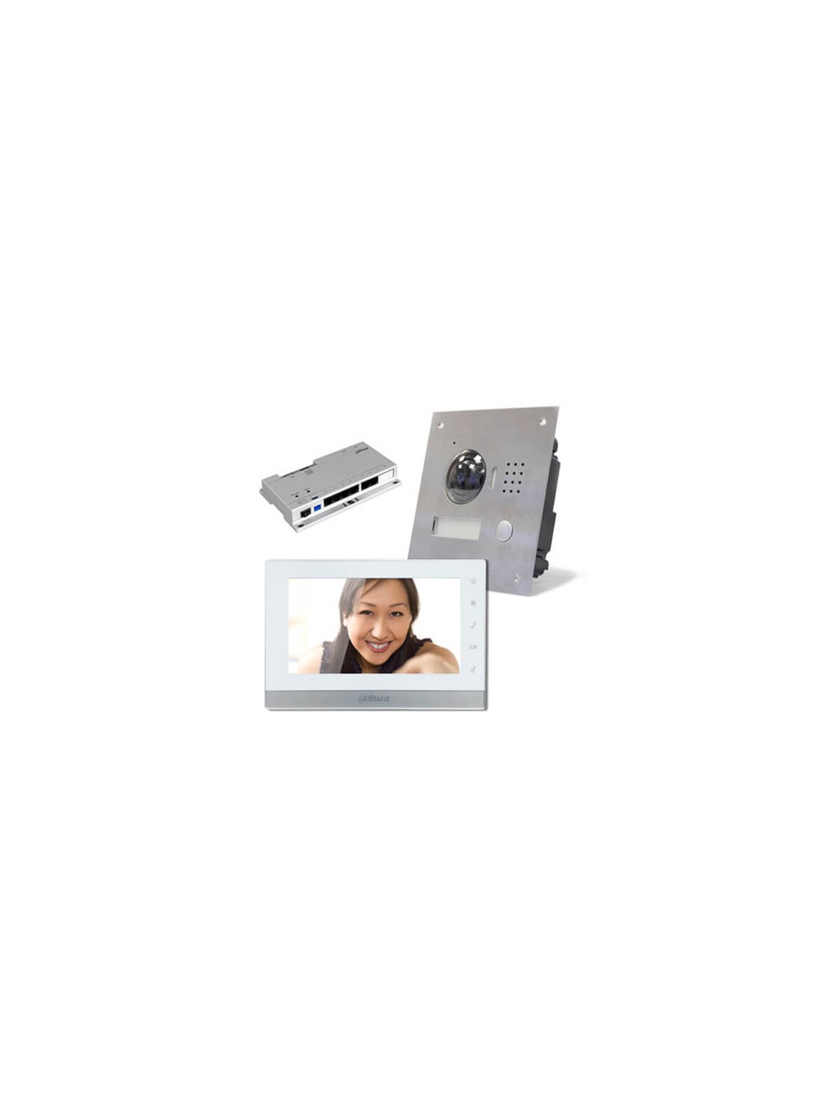 Kit videoportero  IP Dahua con cámara 1.3MP para empotrar (KITVP-IP-INS)