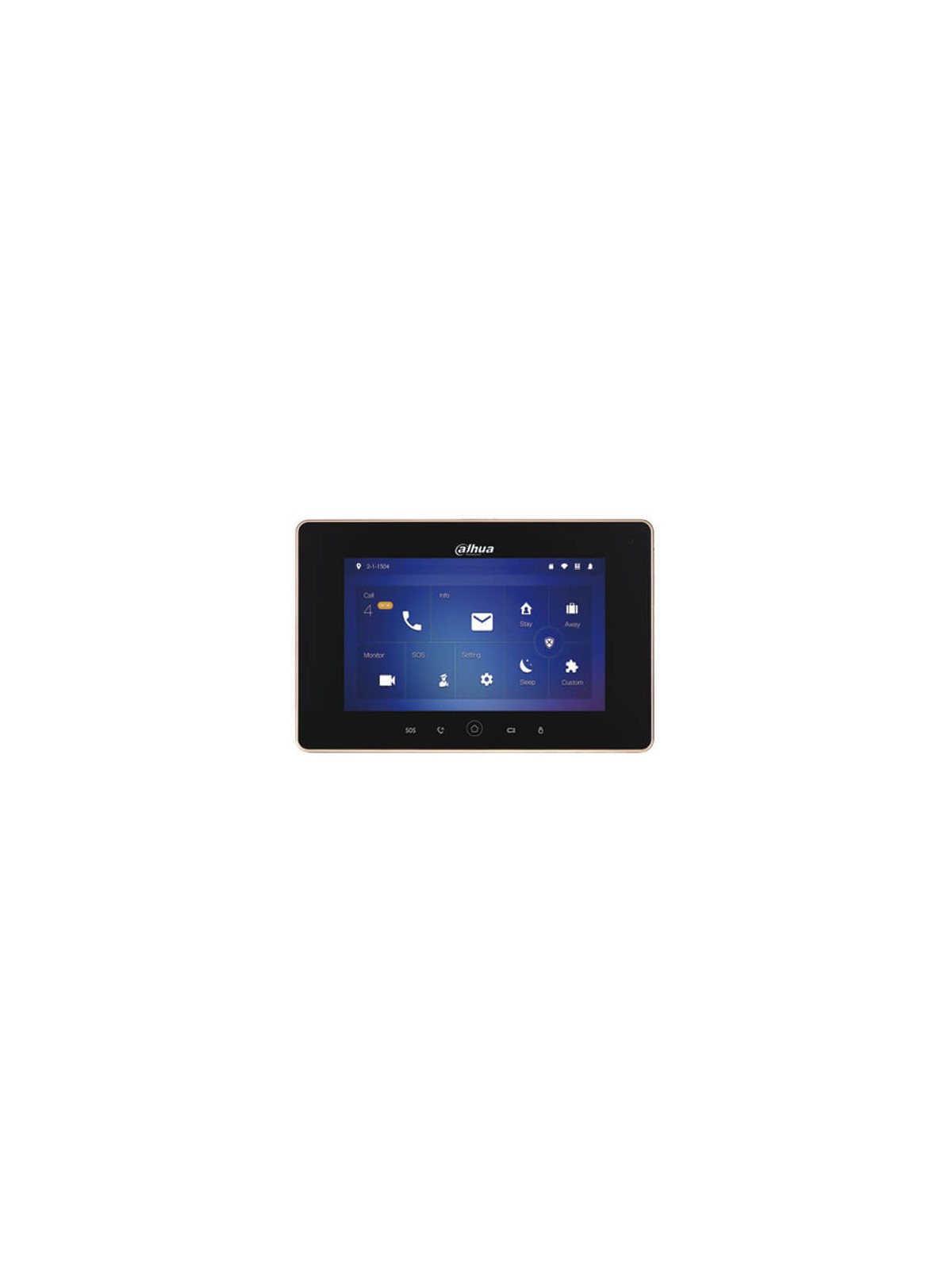 Monitor videoportero  IP Dahua VTH5221D-C 7" (1024x600) Wifi POE SD Alarmas